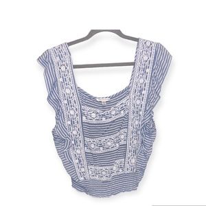 American Eagle Crop Blouse